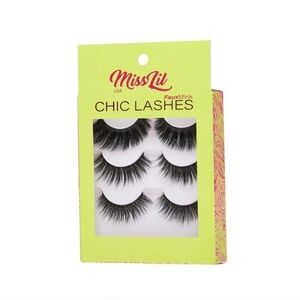 MISS LIL USA Faux Mink Chic Lashes, 3 pairs. NIB